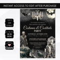 unique zombies halloween party invitations for adult costume party